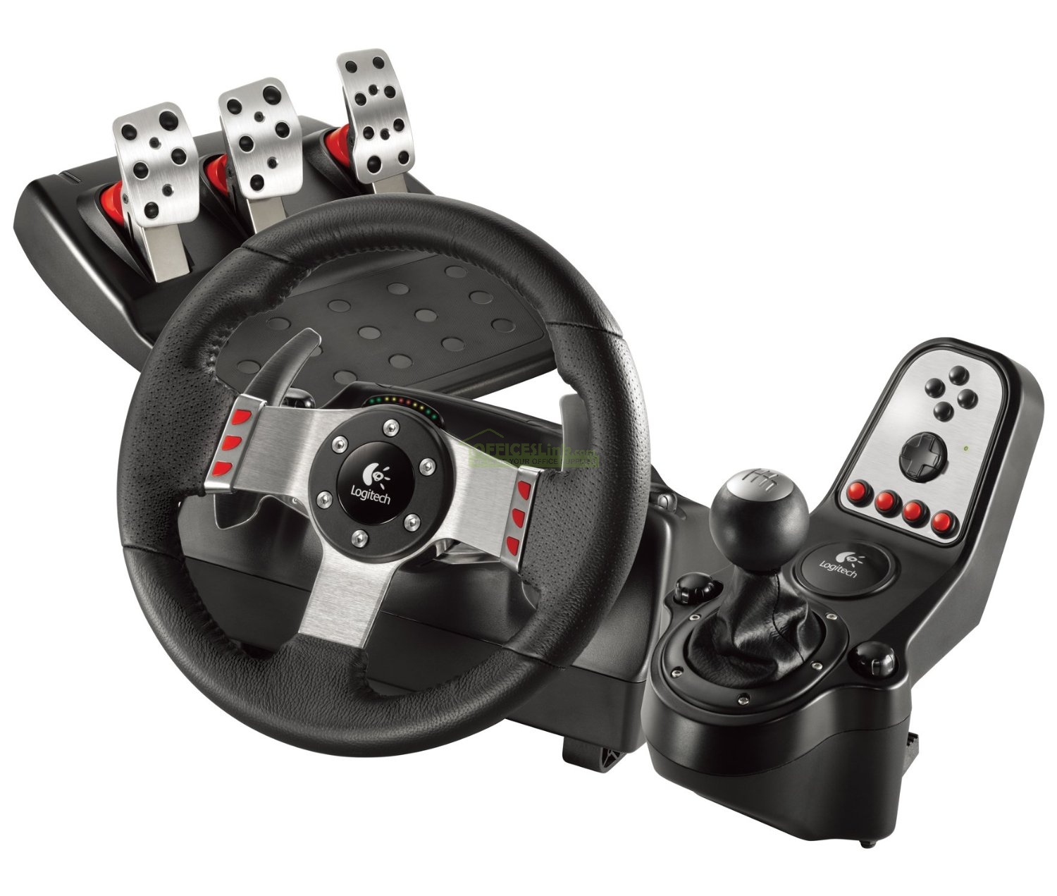 LOGITECH G27 Racing Wheel_遊戲控制設備_滑鼠/鍵盤_電腦週邊_